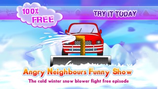 Angry Neighbours Funny Show – The cold winter snow blower fight free episode 3.0 IOS -