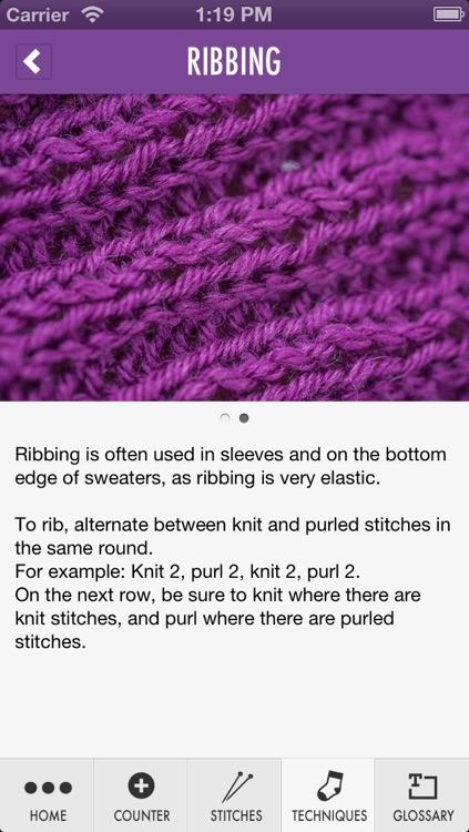 The Knitting Helper