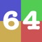 64 is a challenging puzzle game where you have to combine similar blocks