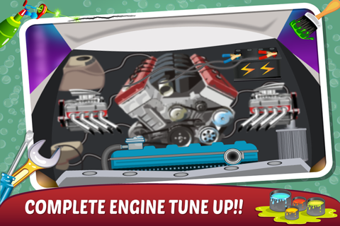 Mechanic Car Garage & Spa – Make speedy Automobile in Kids Auto Repairing Work Shop and Washing Salon screenshot 3