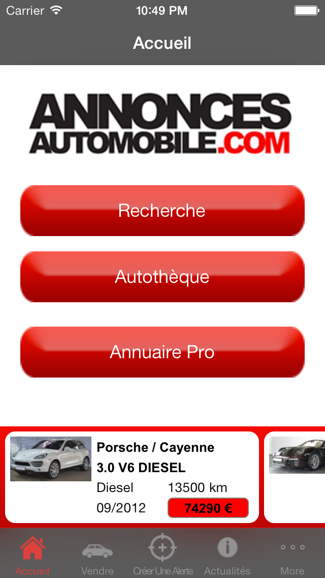 How to cancel & delete Annonces-Auto from iphone & ipad 1