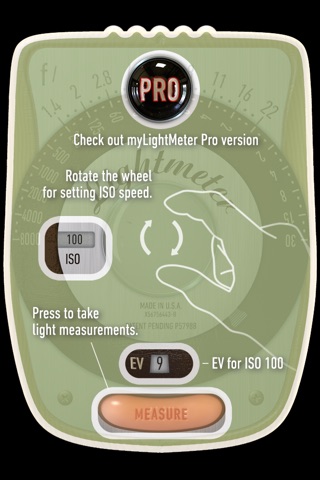 myLightMeter Free screenshot 2