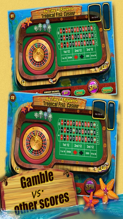 Roulette of Tropical Fish Casino 777 (Win Big)