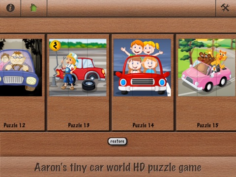 Aaron's tiny car world HD puzzle game screenshot 3