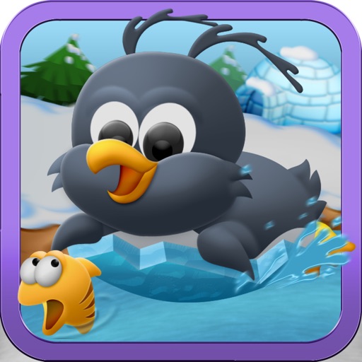 Polar Ice Penguin Racing Rage - A Free Flying Birds Fishing Adventure Game icon
