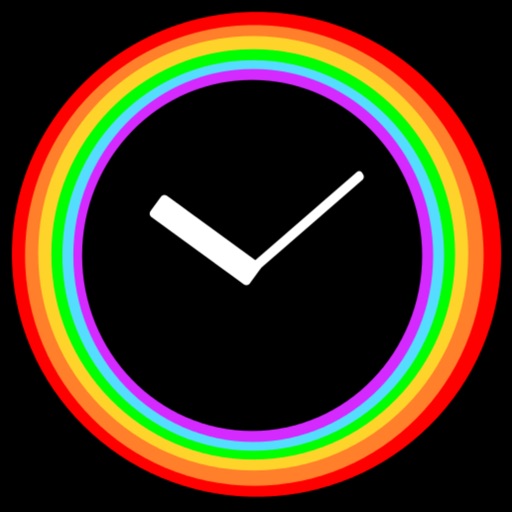 Rainbow Clock Free Edition icon