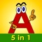 ABC Alphabet Phonics Plus provides everything your child needs to learn the alphabet, phonics and the sound and first words associated with each letter