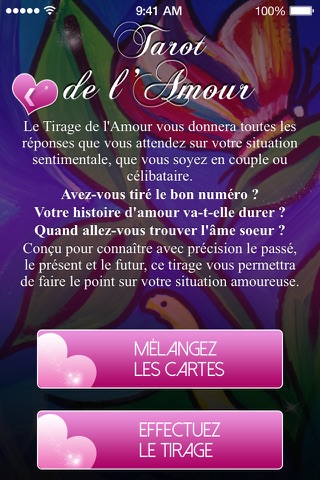 Tarot de l'amour screenshot 2