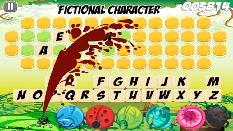 A Bug Words Puzzle Game