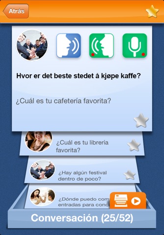 iSpeak Norwegian: Interactive conversation course - learn to speak with vocabulary audio lessons, intensive grammar exercises and test quizzes screenshot 4