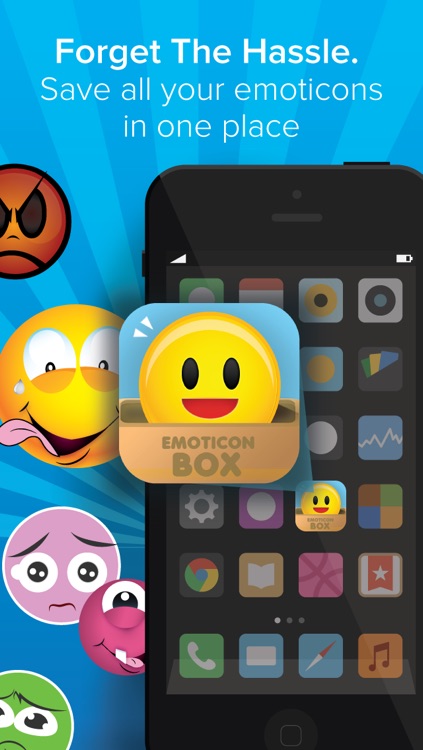 Emoticon and Emoji Box for iPhone -Save Emoticons,emoji,pic and images for Sending Message! 200 FREE emoticons and emojis -