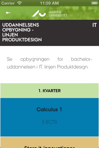 AU Studiestart screenshot 3