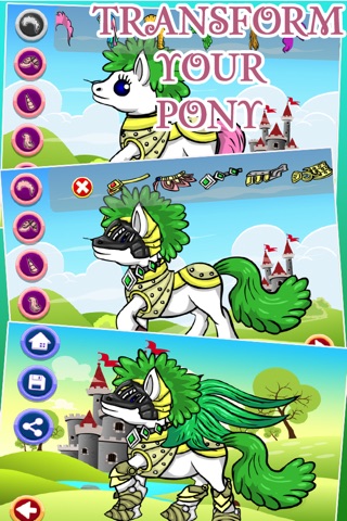 Action Pet Pony Pocket Fashion Salon - My Hollywood Knights Legacy Dress Up Edition screenshot 4