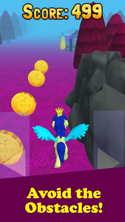 My Little Unicorn Dash 3D HD screenshot-3