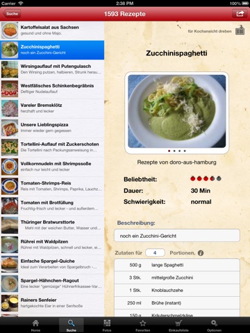 60.000 Rezepte von Kochmeister HD screenshot 3