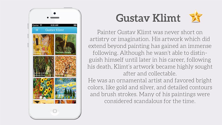 Art Gallery HD - Van Gogh , Monet , Klimt , Renoir screenshot-3