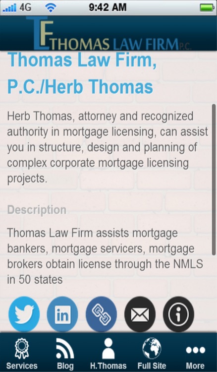 Thomas Law Mortgage Licenses