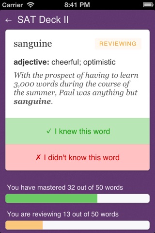 SAT Flashcards: Prep & Vocab screenshot 2