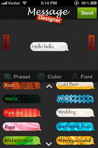 The Message Customiser screenshot 3