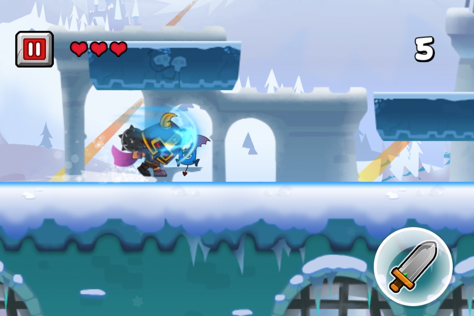 Brave Run 2: Frozen World screenshot 4
