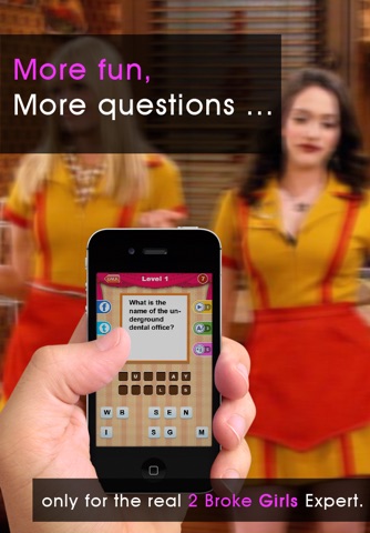 Trivia for 2 Broke Girls - Guess The Question Teen Comedy Quiz screenshot 4