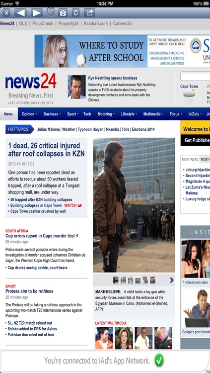 South Africa News