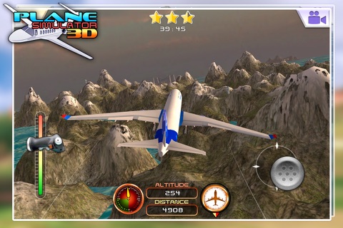 Plane Simulator 3D - Free games screenshot 3