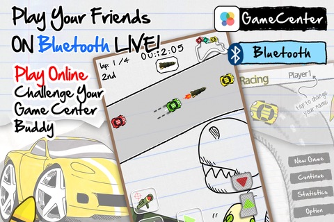 A Doodle Racing Free Top Best Car Race Chase Game screenshot 2