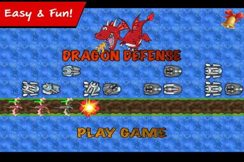 Dragon Defense - Shoot angry sky fly dragon skies screenshot 2