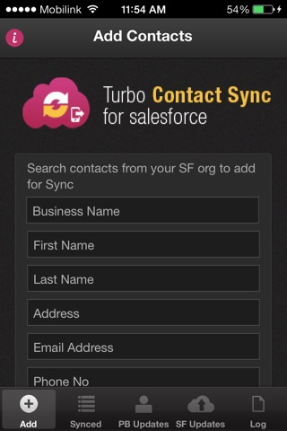 Contact Sync for Salesforce.com screenshot 2