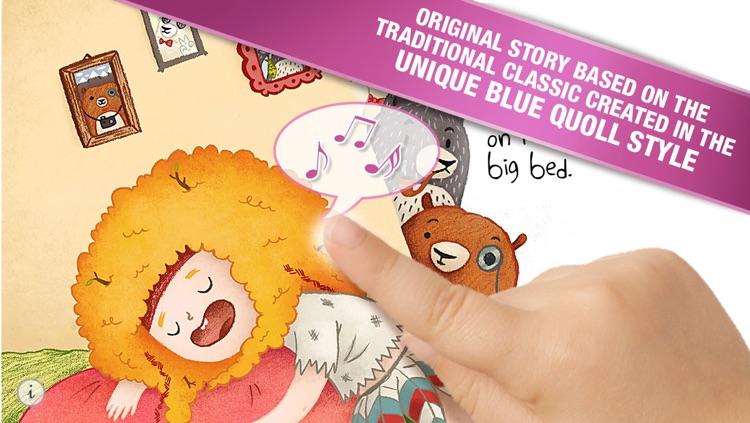 Goldilocks and the Three Bears by Blue Quoll - The traditional fairy tale re-invented as an interactive kids storybook