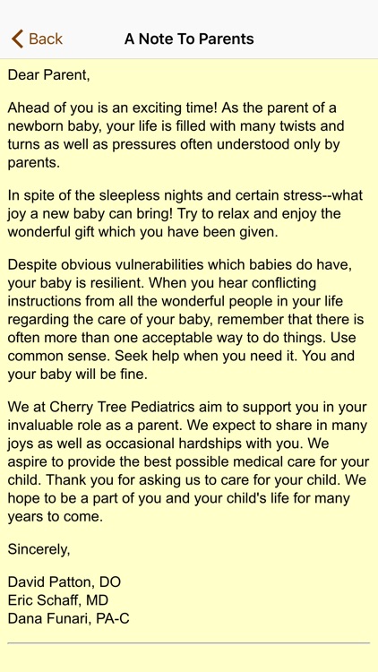 Newborn And Infant Care (Cherry Tree Pediatrics)