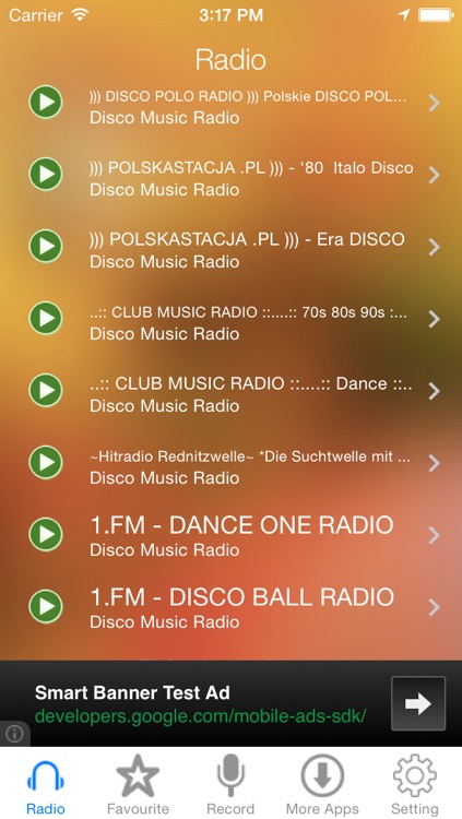 Disco Music Radio Recorder