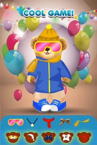 Cute and Cuddly Teddy Bear Dress Up Game screenshot 2