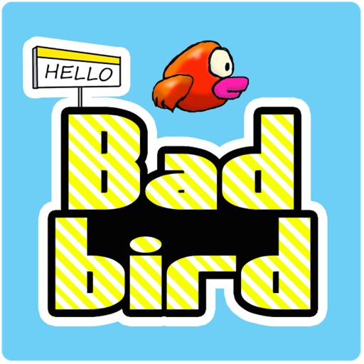 Flappy Bad Bird Easy but Hard Game iOS App