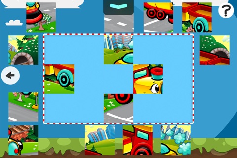 City Puzzles - Car jigsaw puzzle game for children and parents with the world of vehicles screenshot 3