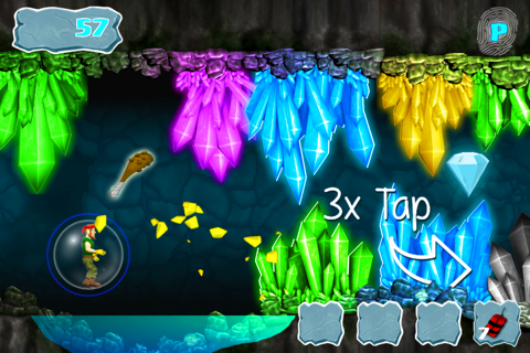 Bubble Jet Raider Free - discover the magic cave screenshot 2