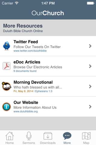 Duluth Bible Church screenshot 4