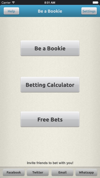 Be a Bookie