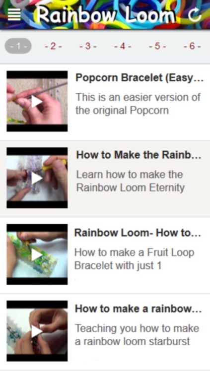 New Rainbow Loom: Step by Step Tutorial Videos screenshot-3