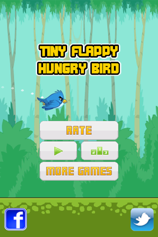 Tiny Flappy Hungry Bird - A clumsy little bird's endless search for food screenshot 4
