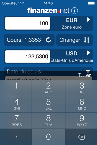 Währungsrechner - finanzen.net screenshot 3