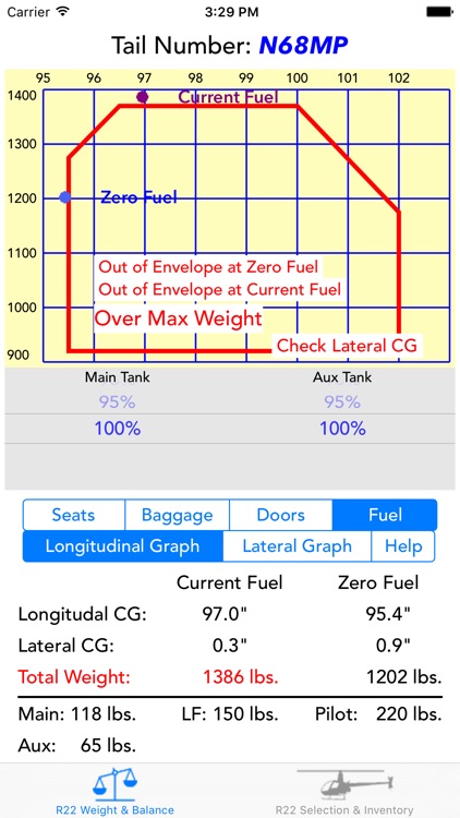 R22 Weight & Balance