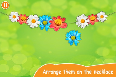 Flower Necklace Crafting screenshot 2