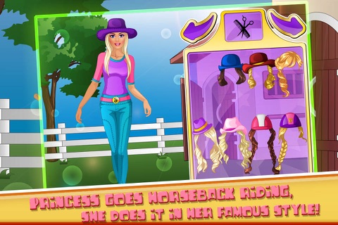 Girl DressUp-Princess goes horseriding screenshot 4