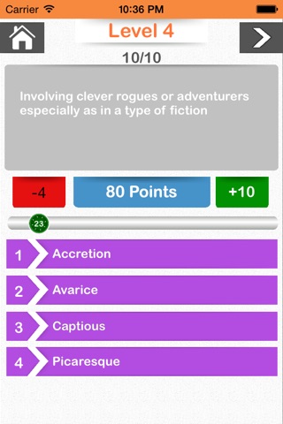 Quizzium - GRE Advance Vocabulary Quiz screenshot 3