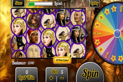 Pharaoh's Slots Casino Free with Grand Bingo Video Poker & Blackjack Bash screenshot 2