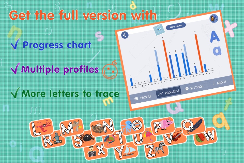 Kids Apps ∙ Learn ABC alphabet tracing and phonics screenshot 4