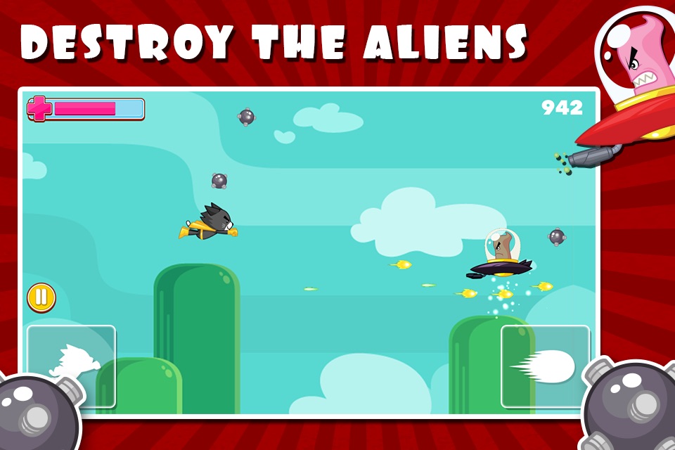 Super Cats: Alien Invasion screenshot 3