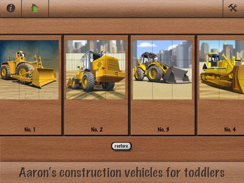 Aaron's construction vehicles for toddlers screenshot 2